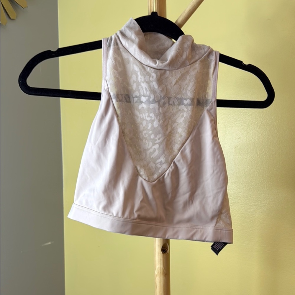 COPY - White Sleeveless Top with Lace Back